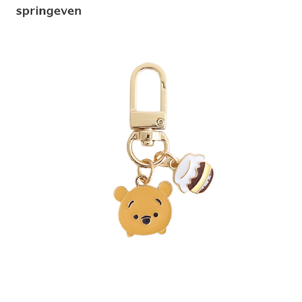 DISNEY Móc Khóa Hình Gấu Pooh Dễ Thương Chống Thất Lạc