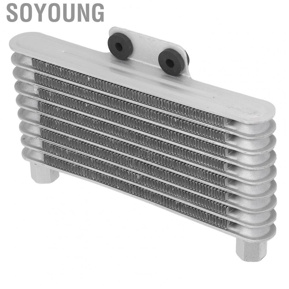 Soyoung Motorcycle Oil Radiator  Strong Power High Strength Rapid Cooling Engine Cooler for 2 Stroke Off Road Motorbike