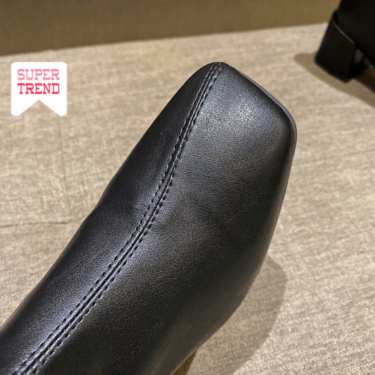 Giày bót mềm đế thấp màu trơn độ co giãn tốt thời trang sành điệu cho nữ