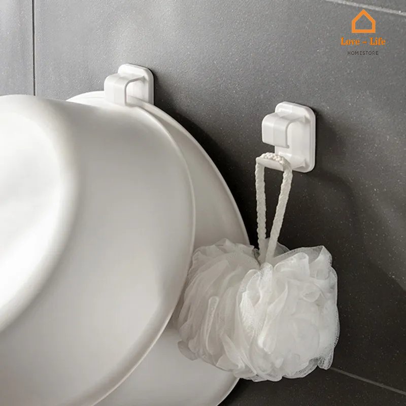 1 Móc Treo Chậu Rửa Bằng ABS Gắn Tường Đa Năng Tiết Kiệm Không Gian