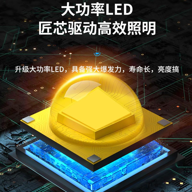 Đèn Pha Lặn Công Suất Cao Siêu Sáng Chống Thấm Nước Có Thể Sạc Lại