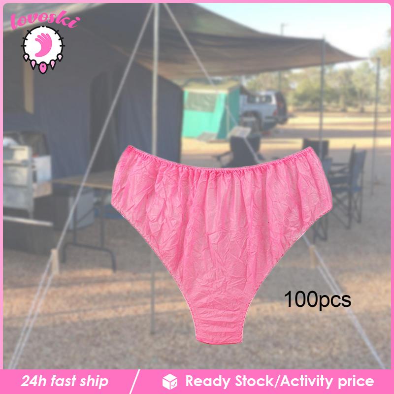 Bộ 100 Quần Lót Một Lớp Thoáng Khí Tùy Chỉnh Tiện Dụng Cho Salon / SPA