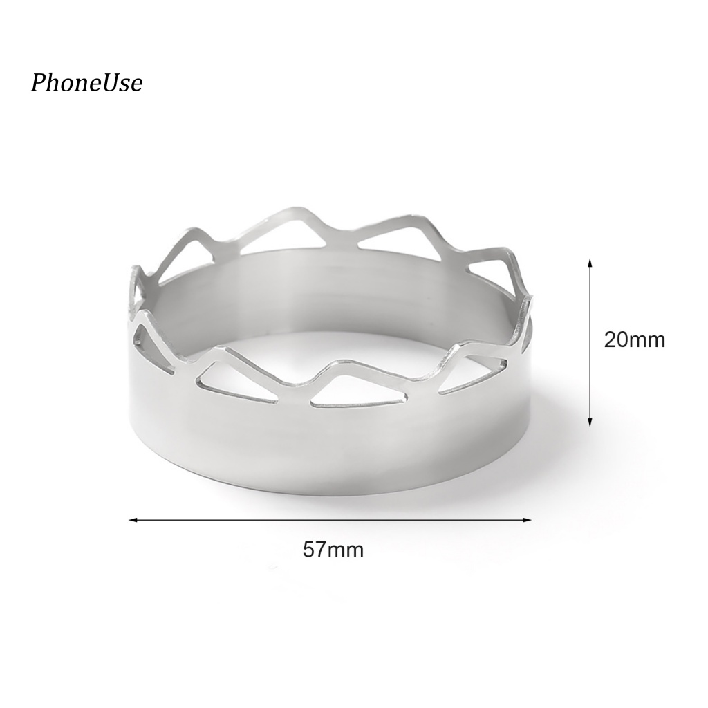 Pu Vòng Chắn Gió Bằng Thép Không Gỉ Khối Lượng Nhẹ Tiết Kiệm Năng Lượng Cho Bếp Gas