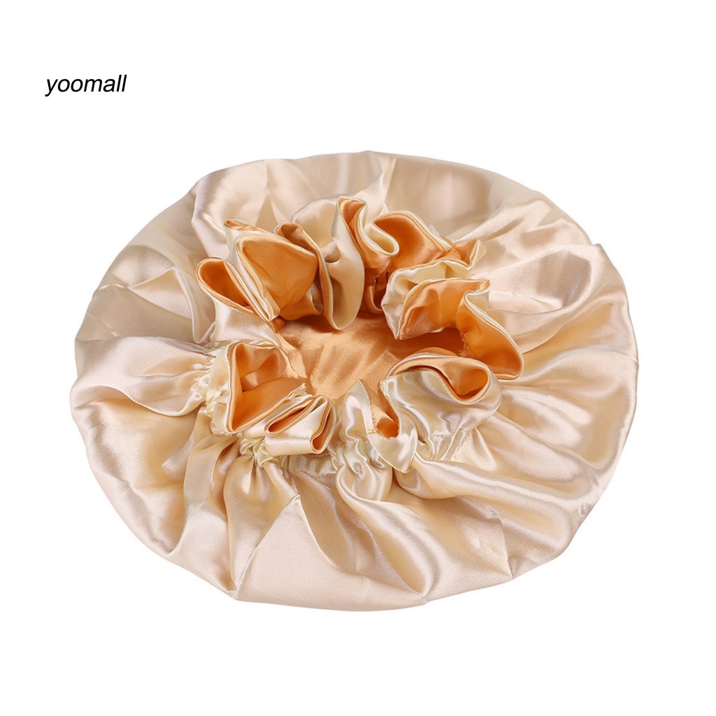 Mũ Trùm Đầu Hai Lớp Mềm Mịn Không Vành Dùng Khi Ngủ / Tắm Cho Nữ