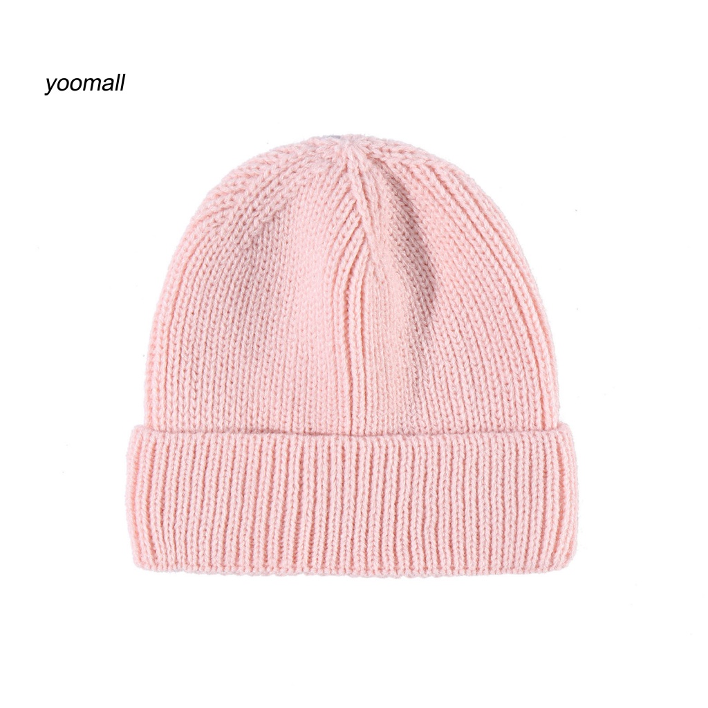 Mũ Beanie Đan Len Mềm Mại Thoáng Khí Thoải Mái Dễ Thương Cho Bé