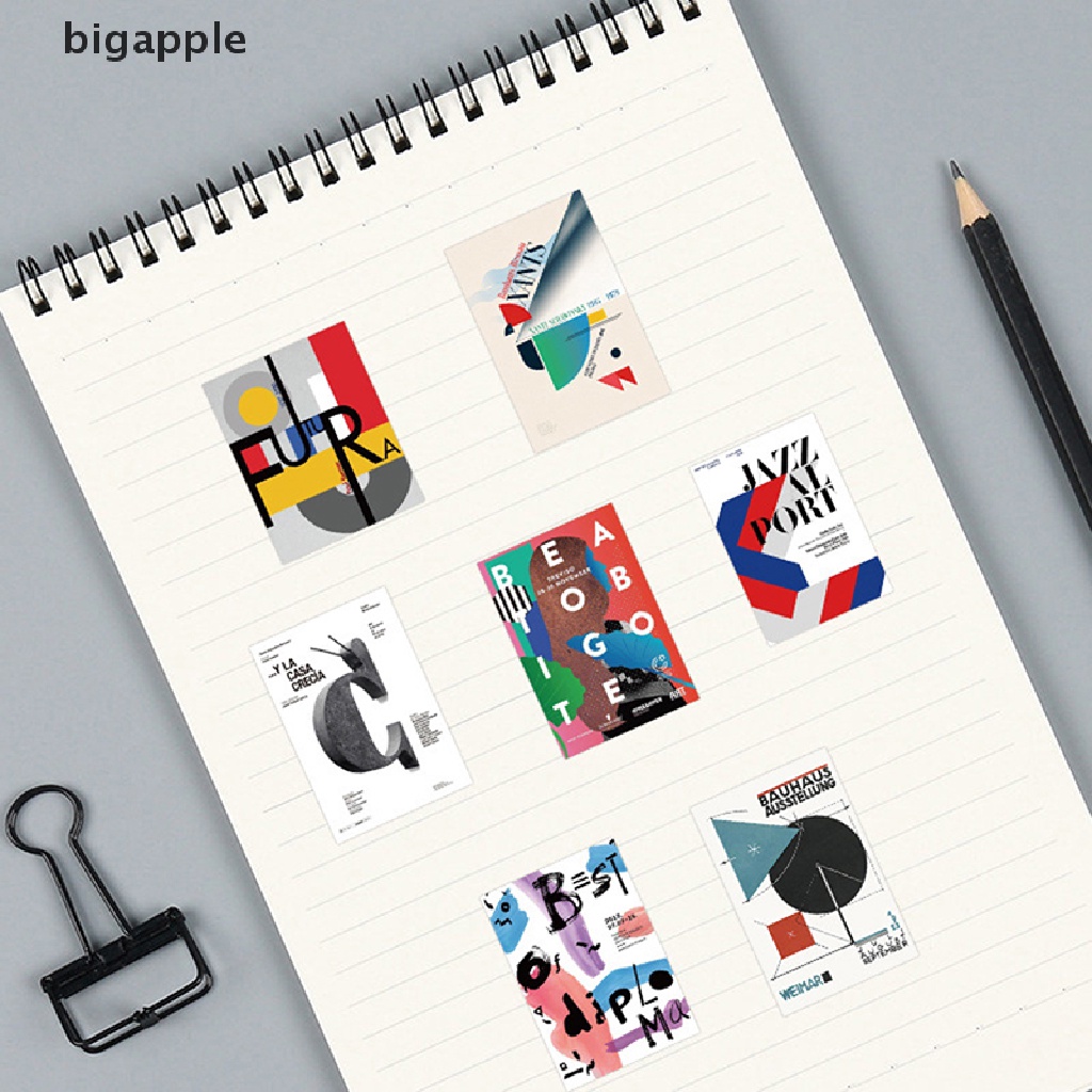 Set 40 Sticker Họa Tiết Graffiti Hoạt Hình Dán Trang Trí Xe Hơi / Guitar / Laptop