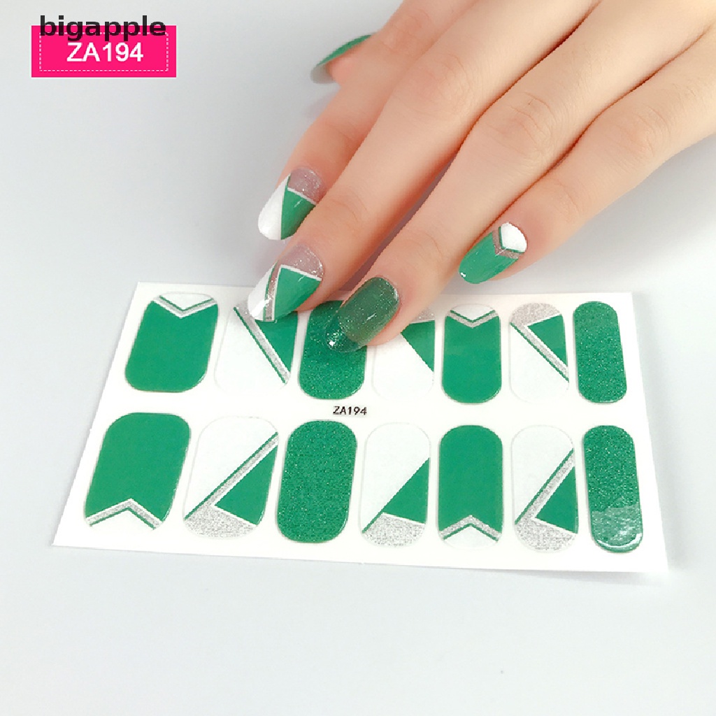 Miếng Dán Móng Tay Giả Họa Tiết Hoa 3D Màu Đồng Bảo Vệ Toàn Diện