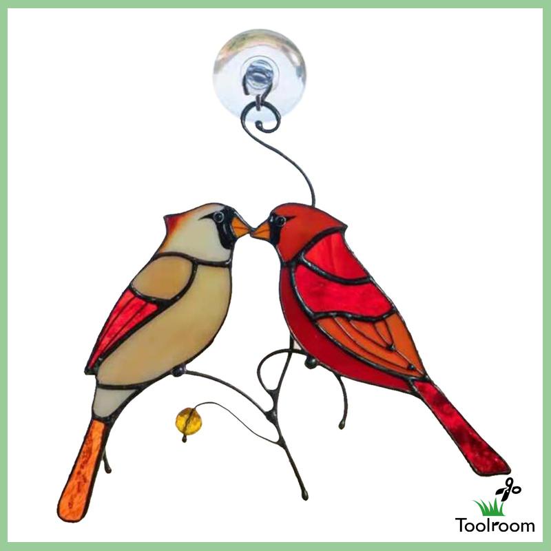 Set 2 Bức Tượng Chim Điêu Khắc Treo Tường Trang Trí Sân Vườn