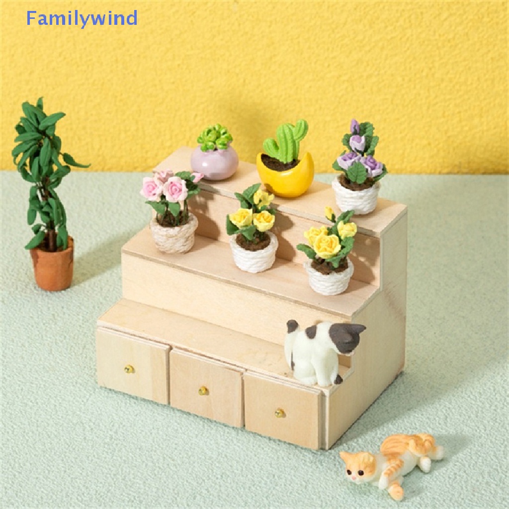 Kệ Để Giày / Đồ Dùng Mini Trang Trí Nhà Búp Bê Tỉ Lệ 1: 12