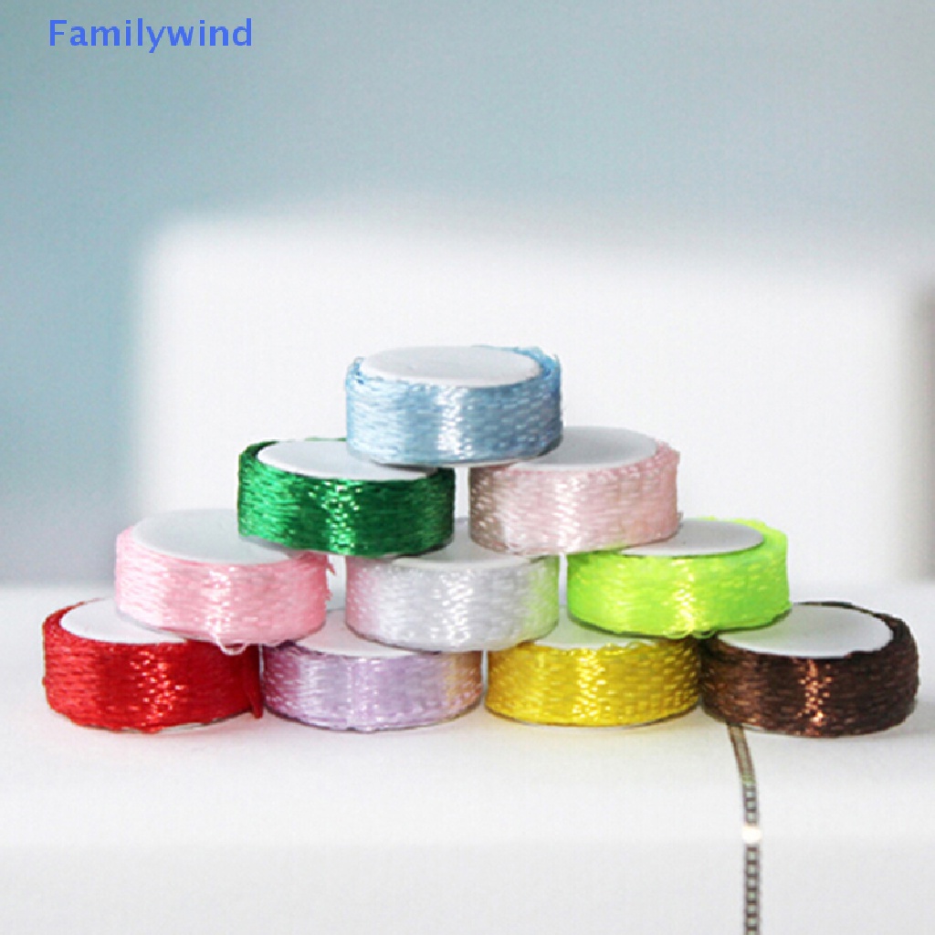 Set 5 Cuộn Dây Ruy Băng Mini Tỉ Lệ 1: 12 Trang Trí Nhà Búp Bê