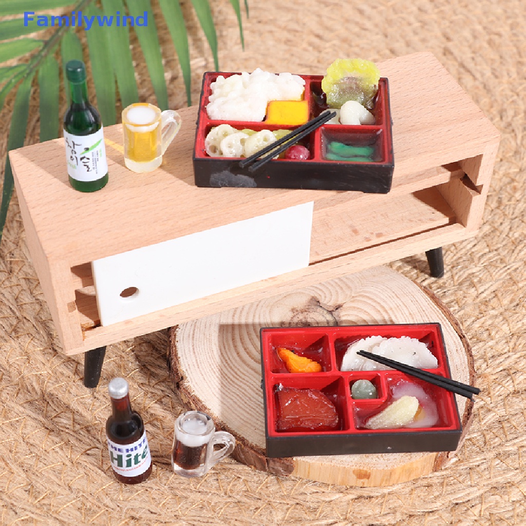 Hộp Cơm Trưa Phong Cách Nhật Bản Cho Nhà Búp Bê Tỉ Lệ 1: 12