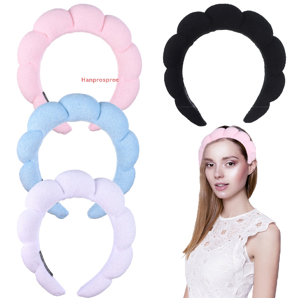 Bộ 4 Băng Đô Trang Điểm Bằng Vải Dành Cho Nữ