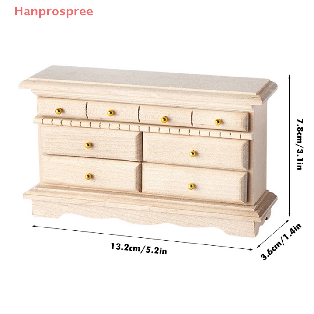 Hanprospree > Mô Hình Tủ Quần Áo Nội Thất Trang Trí Nhà Búp Bê 1: 12