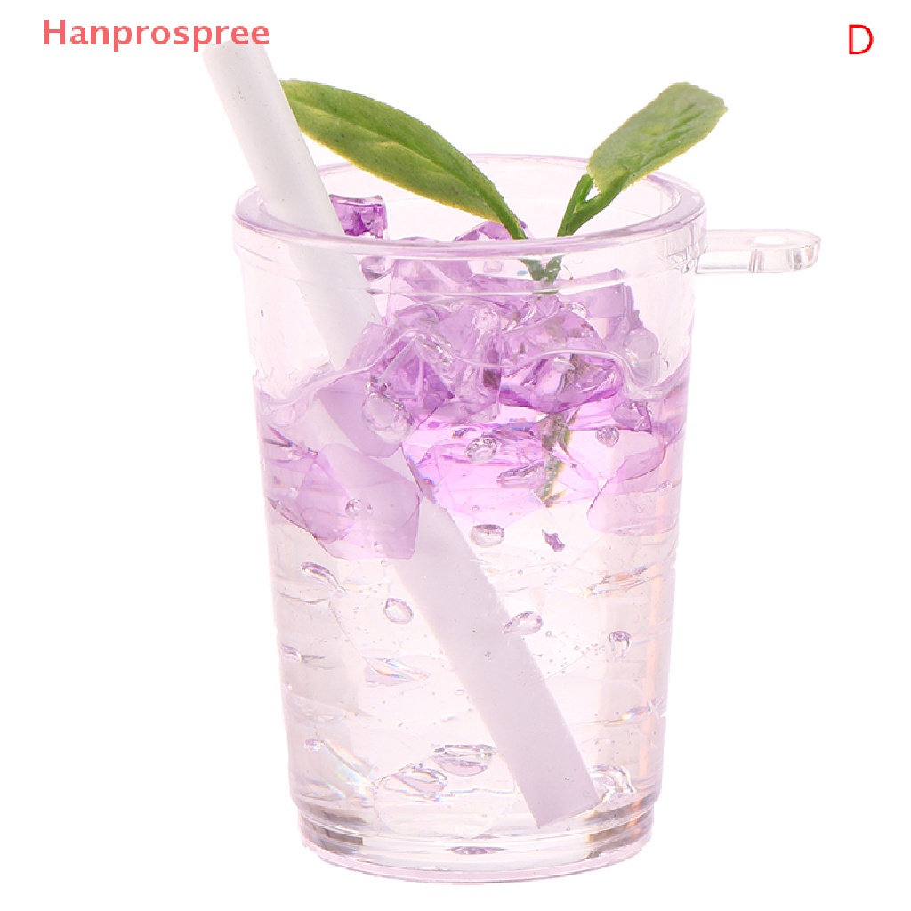 1 Đồ trang trí Ly Nước Đá Mini Hai Màu Dạ Quang Dùng Trang Trí Tiểu Cảnh