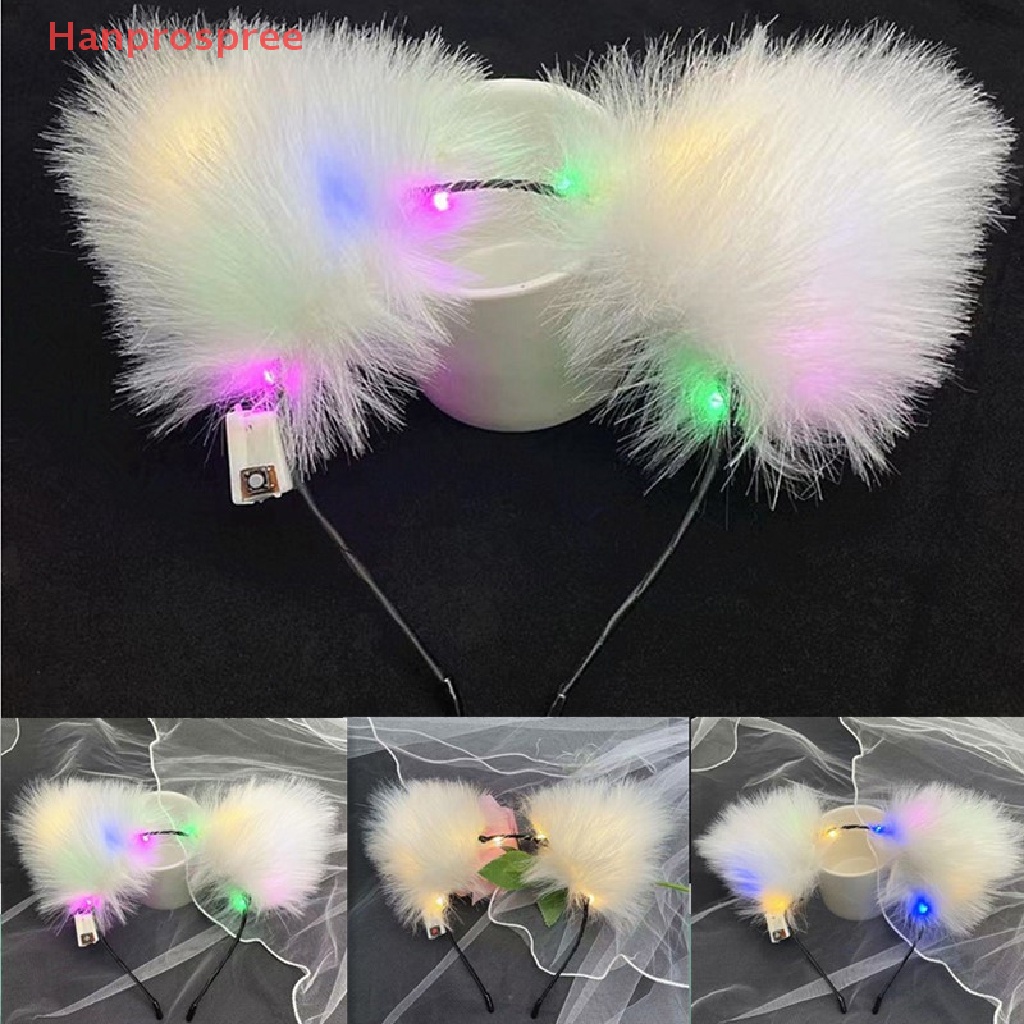 Hanprospree &gt; Cài Tóc Rửa Mặt Hóa Trang Halloween Hình Tai Cáo Nhẹ Nhàng Cho Nữ