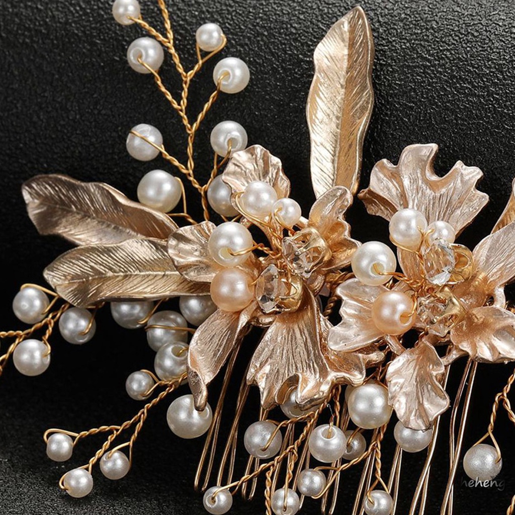 Lược Chải Tóc Xoăn Dày Đính Ngọc Trai Pha Lê Màu Sắc Thời Trang Dành Cho Nữ