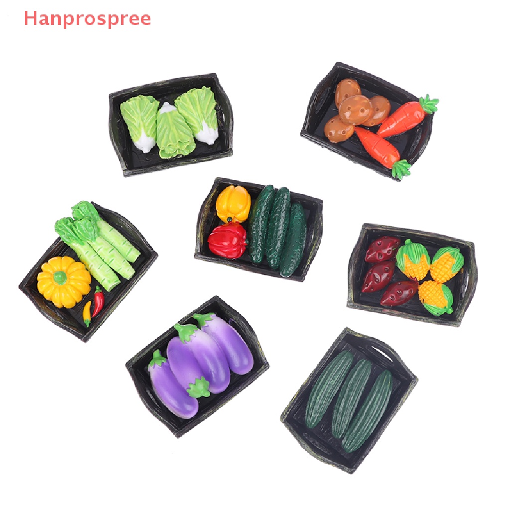 Rổ Đựng Trái Cây Và Rau Củ Mini Nhân Tạo Cho Nhà Búp Bê