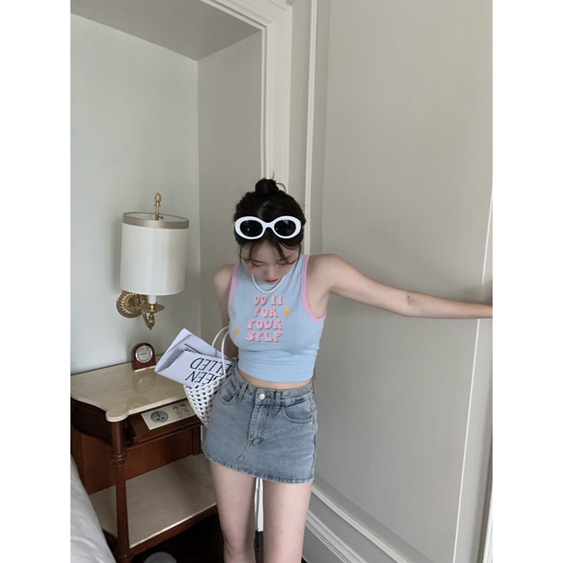 NRVP Áo Thun Tay Ngắn In Họa Tiết Phong Cách Hàn Quốc Mới Cho Nữ