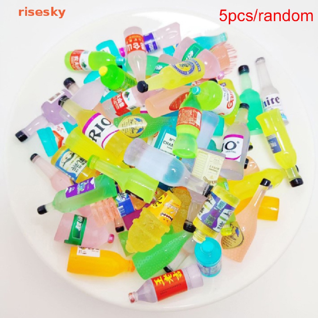 [risesky] Set 5 Tượng Nhỏ Phát Sáng Trong Bóng Tối Trang Trí Phong Cảnh