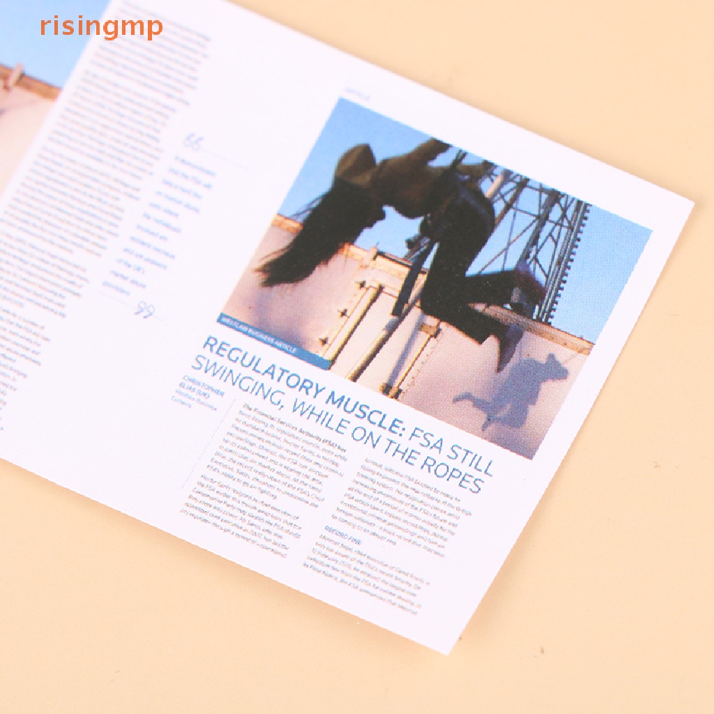 Set 6 Tạp Chí Mini Trang Trí Nhà Búp Bê