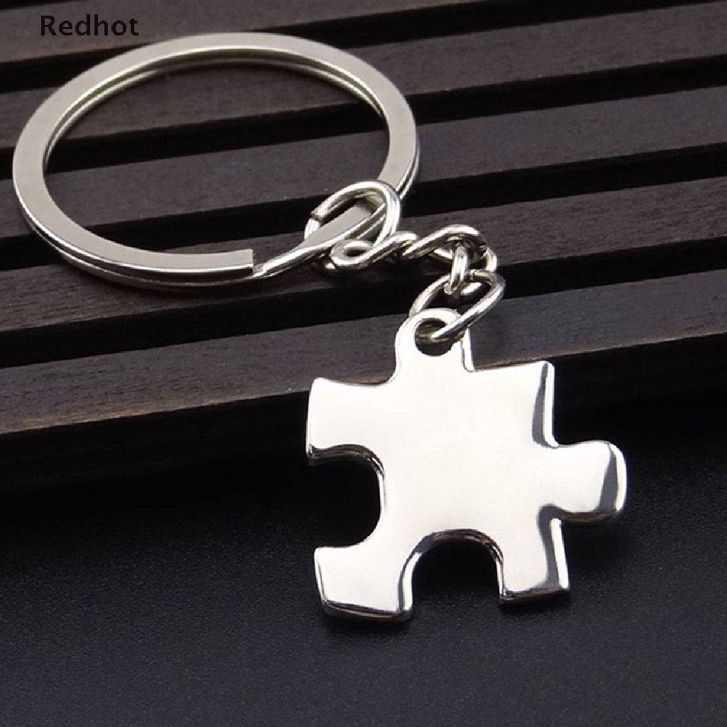 &lt; Redhot &gt; Jig Móc Khóa Kim Loại Hình Mảnh Ghép Treo Túi / Móc Khóa Trang Trí Ba Lô / Ô Tô Quà Tặng