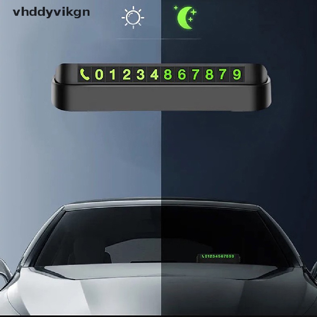 Thẻ Đậu Xe Tạm Thời Ghi Số Điện Thoại 13x2.5cm