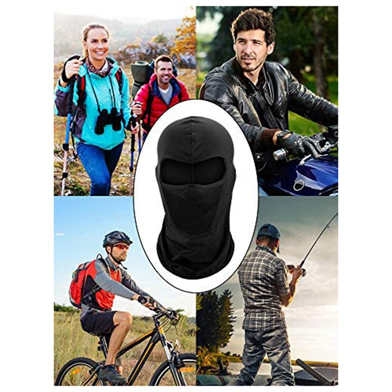 Set 3 Khẩu Trang Balaclava Chống Nắng Chống Gió Chống Bụi Bảo Vệ Khuôn Mặt Cho Nam Và Nữ Sự Bảo Vệ
