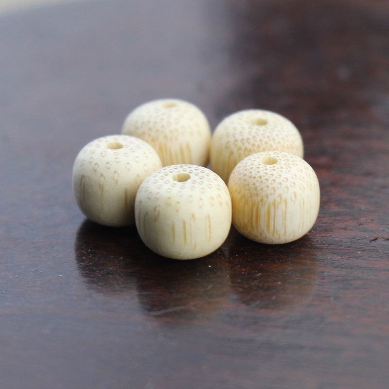 Chuỗi Hạt Gỗ Tre 8 * 9MM 108 Hạt Dùng Làm Trang Sức Thủ Công