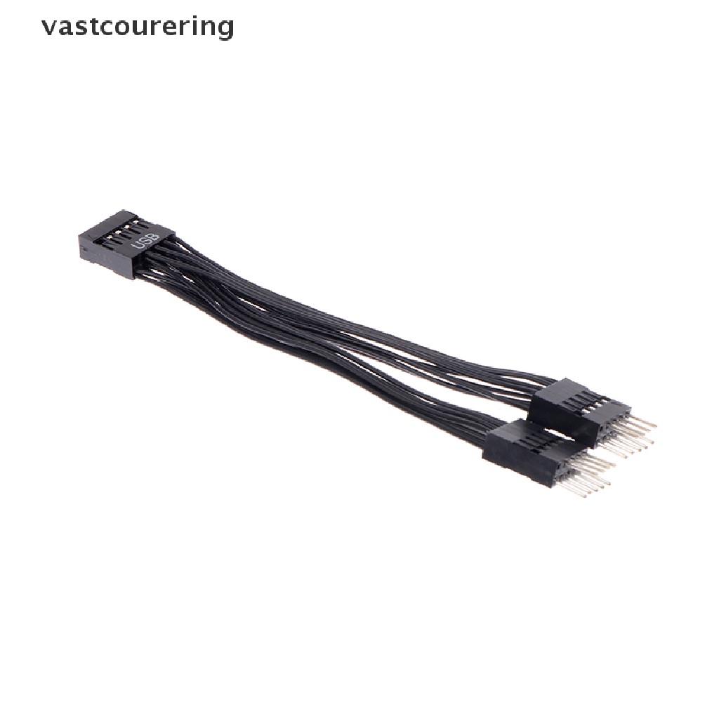 1 Dây Cáp Nối Dài Bo Mạch Chủ Máy Tính 9 Pin 1 Female Sang 2 Male Y