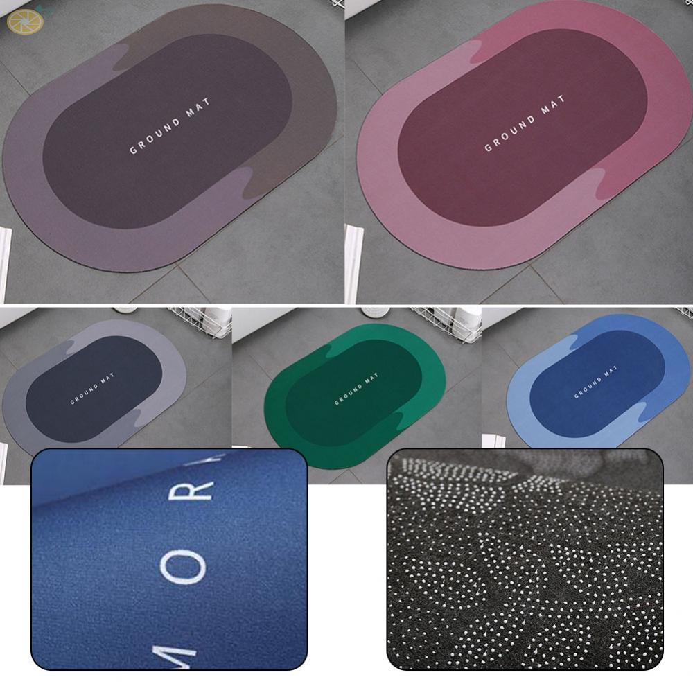 【VARSTR】Super-Absorbent Toilet Foot Mat Bathroom Non-slip Quick-Drying Carpet ready goods