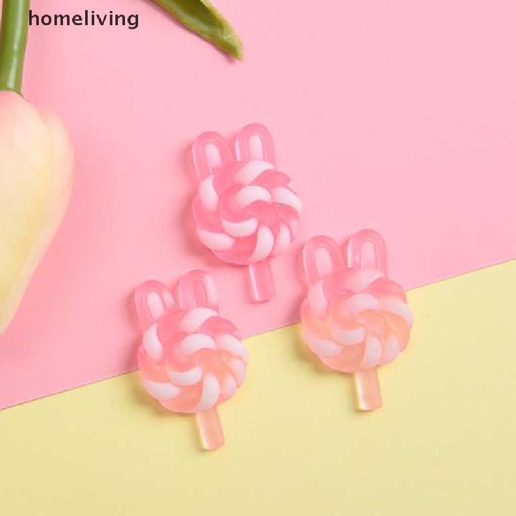 Set 10 Kẹp Nhựa Dạ Quang Trang Trí Ốp Điện Thoại Màu Sắc Ngẫu Nhiên