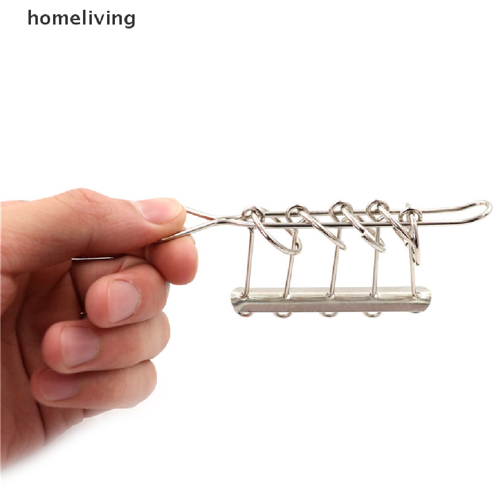 Đồ Chơi Xếp Hình 5 Vòng Liên Kết Bằng Dây Và Kim Loại Giáo Dục Cho Bé