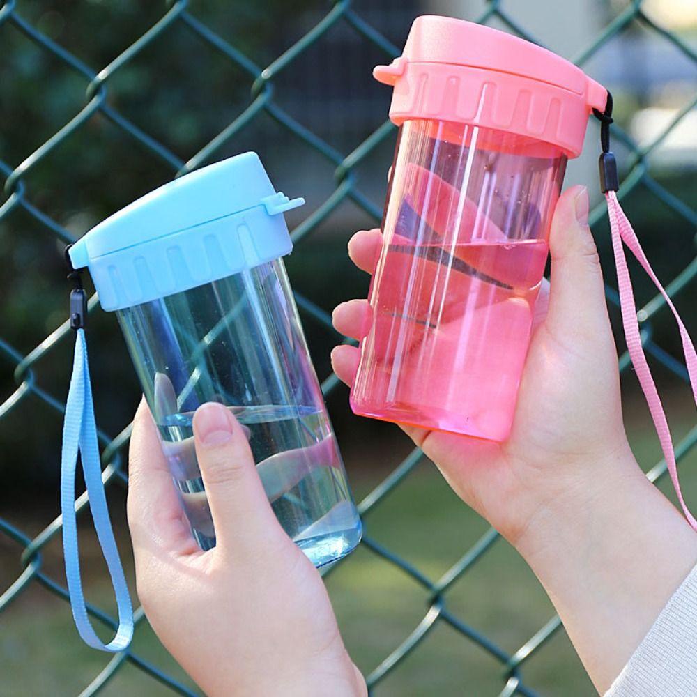 YIYU Cốc Uống Nước 310ml Có Đánh Dấu Chống Rò Rỉ Tiện Dụng Mang Theo Du Lịch / Cắm Trại