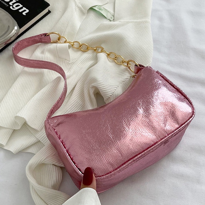 Túi Xách Nữ Màu Trơn Phong Cách Retro Sang Trọng