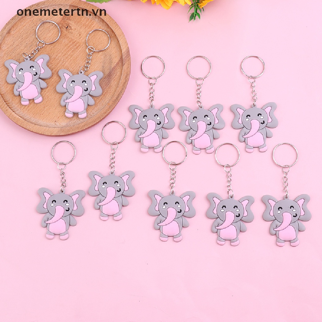 Set 10 Móc Khóa Hình Voi Con Xinh Xắn