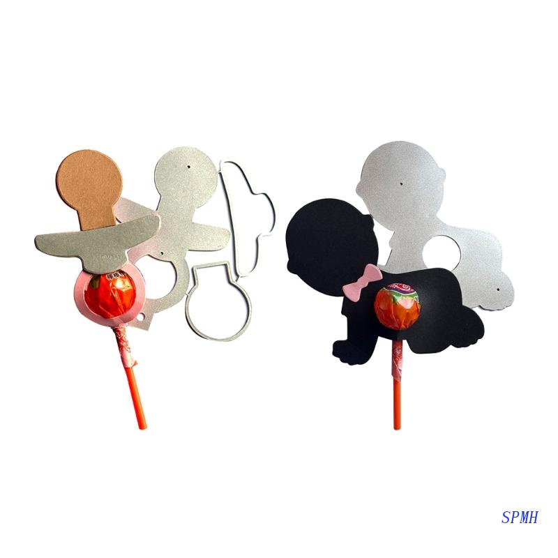 Super Lovely Baby Lollipop Holder Cutting Dies for DIY Scrapbooking Embossing Supplies