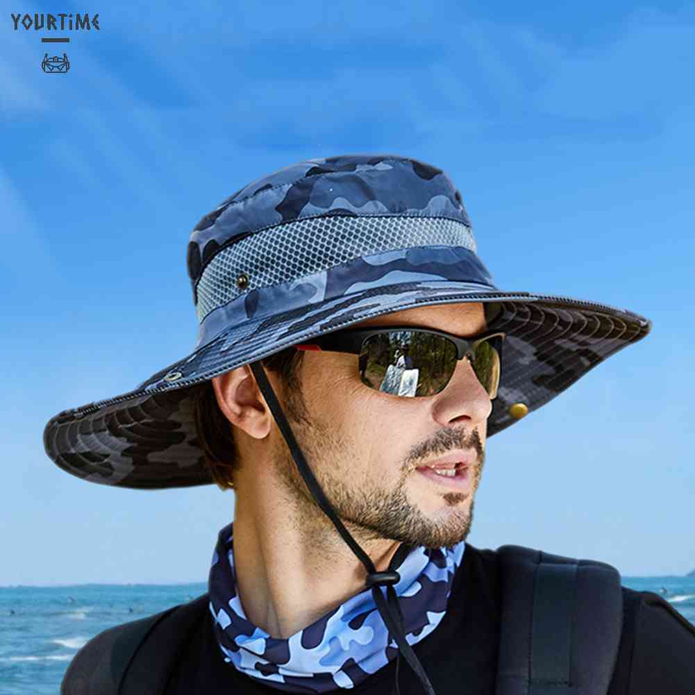 Mũ Lưỡi Trai Thể Thao Chống Tia UV Bằng Polyester Có Khóa Điều Chỉnh Được Cho Nam