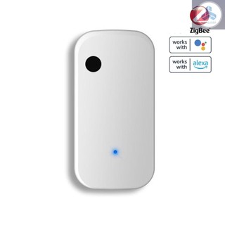Tuya ZigBee Light Sensor Intelligent Home Illumination Sensor Linkage Control Brightness Sensor Work with Tuya Device Compatible with Alexa Google Home