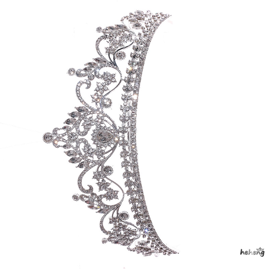 Vương Miện Kim Loại Đính Đá Lấp Lánh Sang Trọng Cho Sân Khấu