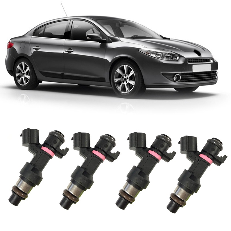 Set 4 Đầu Phun Nhiên Liệu Chuyên Dụng106845 16600-6863r 166006863R Cho Renault Fluence 2.0 16V