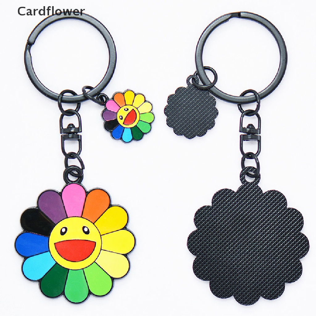 < Cardflower > Móc Khóa Hình Hoa Hướng Dương Nhiều Màu Sắc Dễ Thương Dành Cho Nữ / Túi Xách / Quà Tặng Đám Cưới