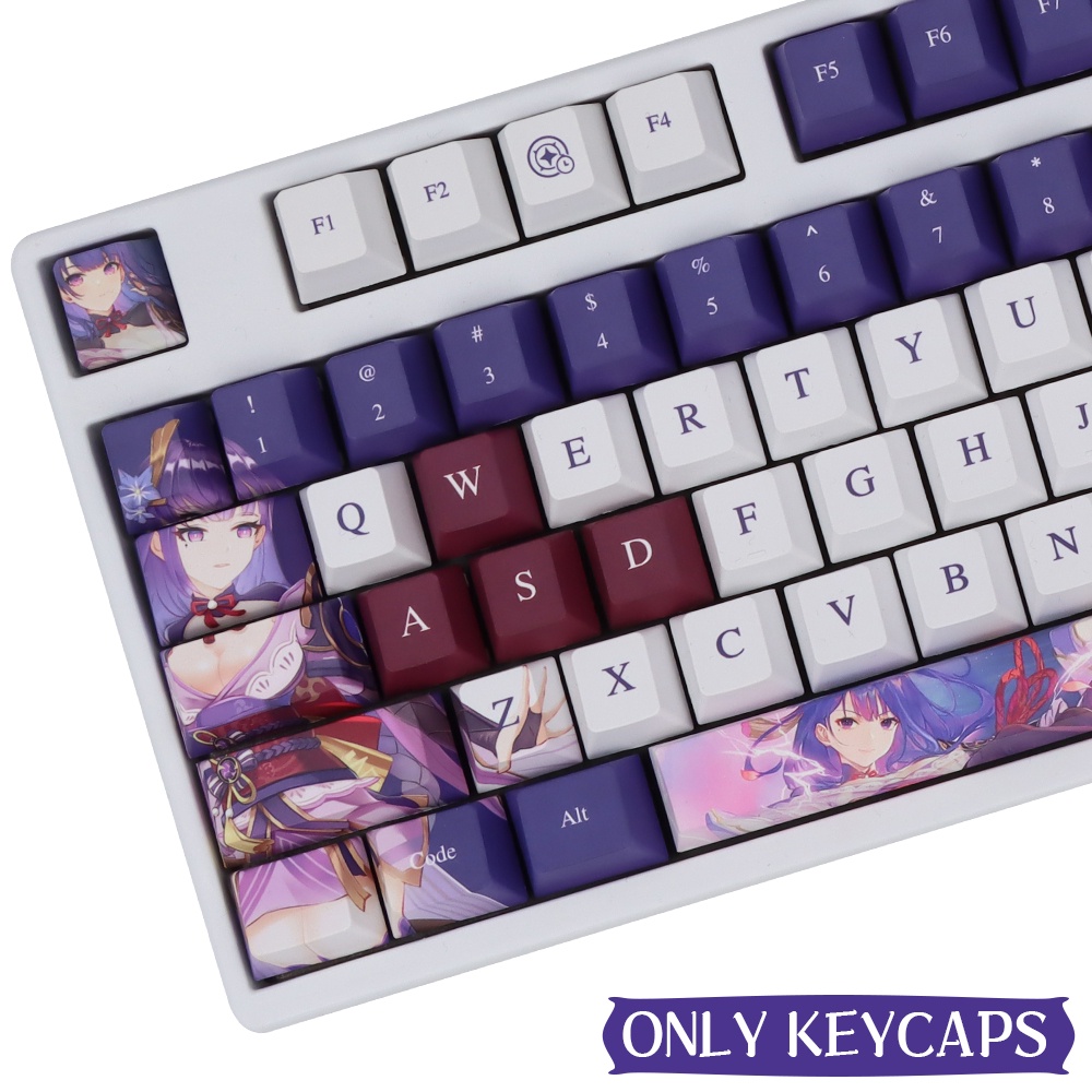 Nắp Đậy Phím Cho Bàn Phím Cơ Họa Tiết Anime Cherry Profile PBT