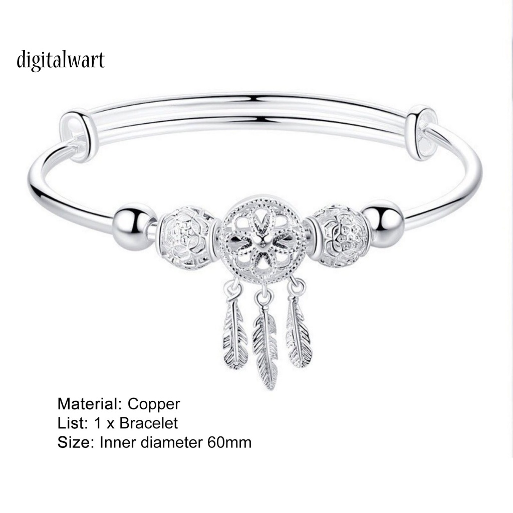 Kỹ Thuật Số| Vòng Đeo Tay Hình Tròn Phối Lông Vũ Nhiều Màu Sắc Tùy Chỉnh Thời Trang Cho Nữ