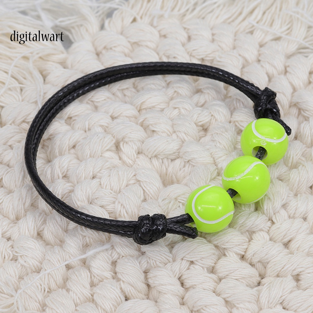 Kỹ Thuật Số| Vòng Tay Dây Bện Gắn Bóng Bầu Dục Thời Trang Unisex