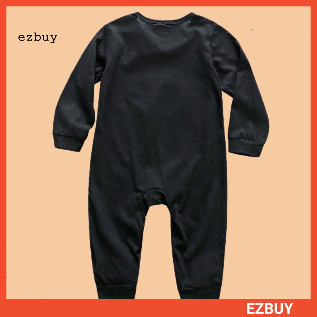 Bộ Áo Liền Quần Bằng Cotton Siêu Mềm Thoáng Khí Thời Trang Mùa Thu Cho Bé