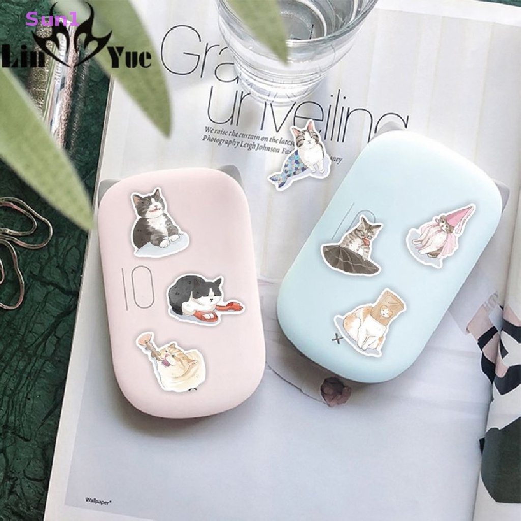 Set 50 Miếng Dán Trang Trí Hình Động Vật Dễ Thương DIY