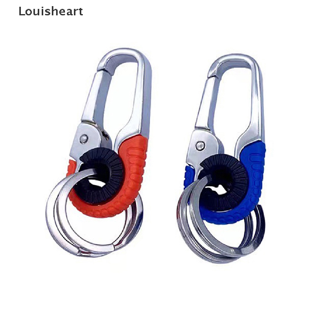 1 Móc Khóa Đôi Bằng Thép Không Gỉ Louisheart TFG