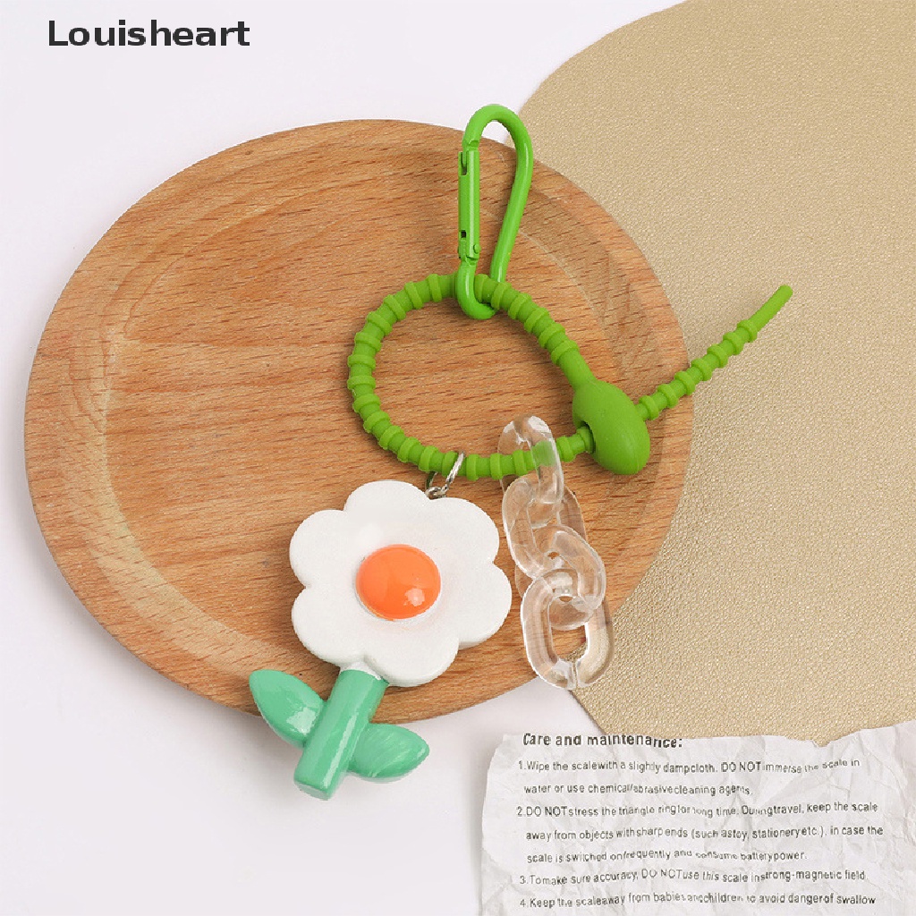 1 Móc Khóa Hình Bông Hoa Louisheart TFG