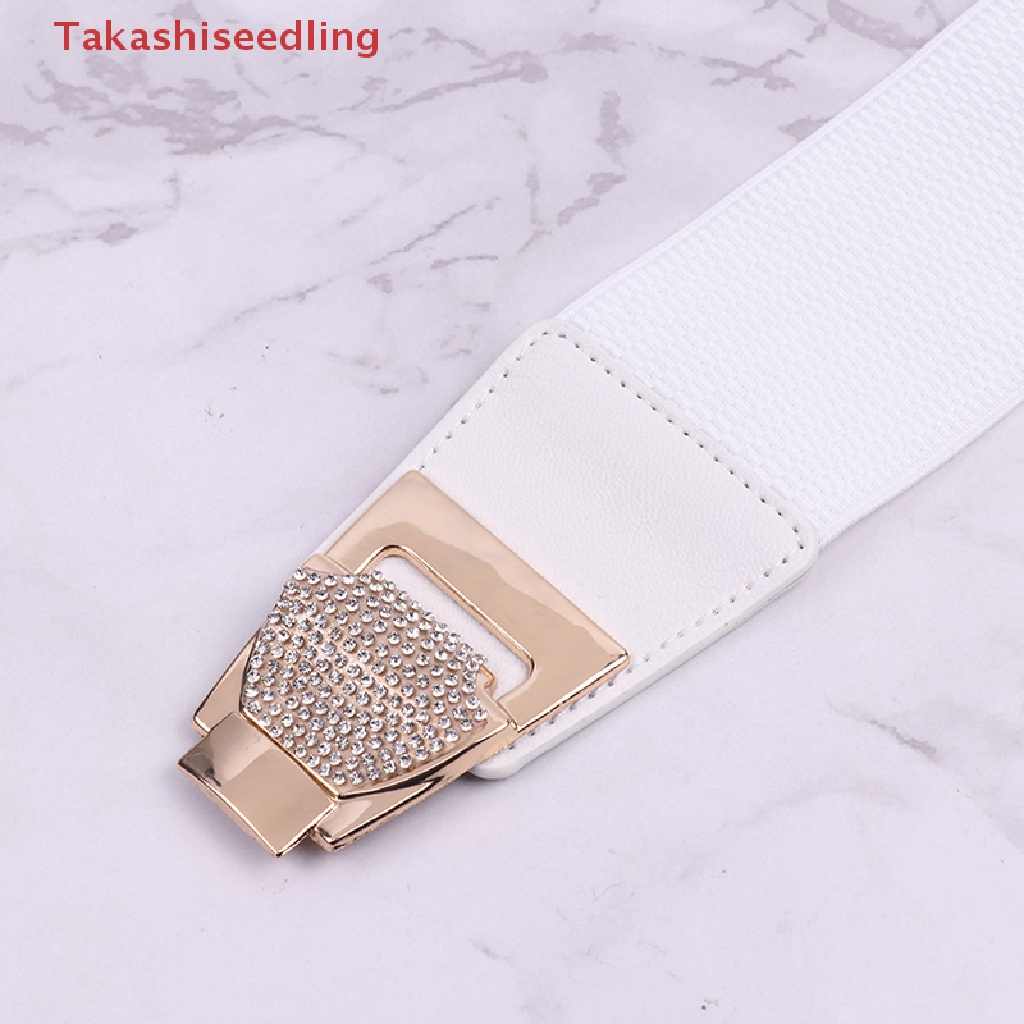 Thắt Lưng Bản Rộng Co Giãn Thắt Nơ Đính Đá Trang Trí Đầm Cho Nữ