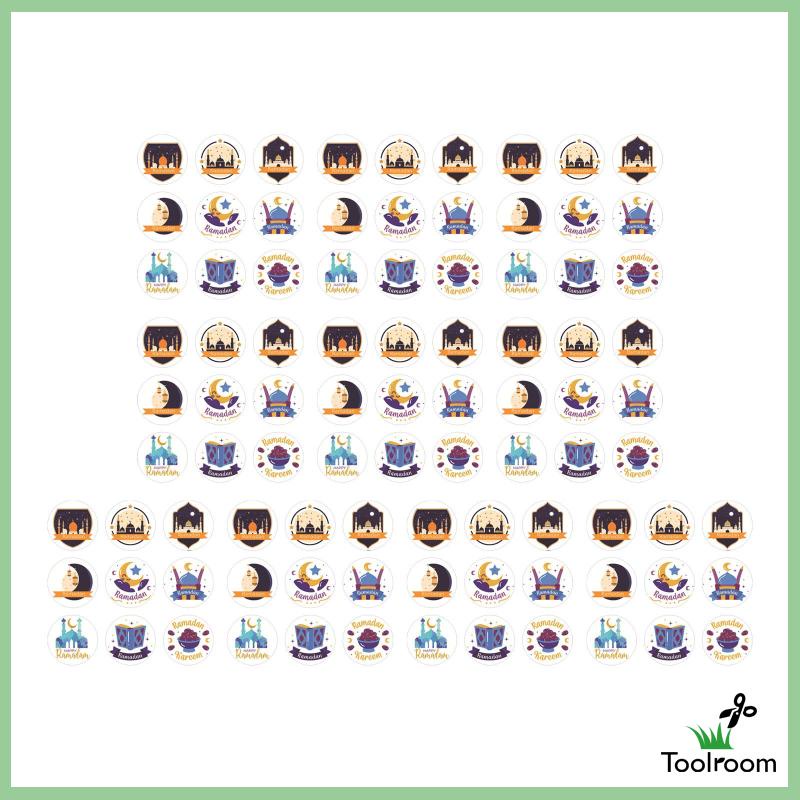 Miếng Dán Trang Trí Hình Eid Mubarak Độc Đáo